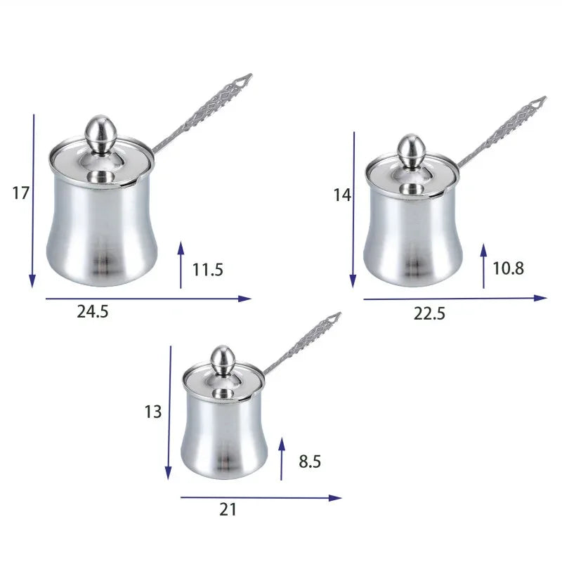 3-Pcs Coffee & Butter Warmer Set