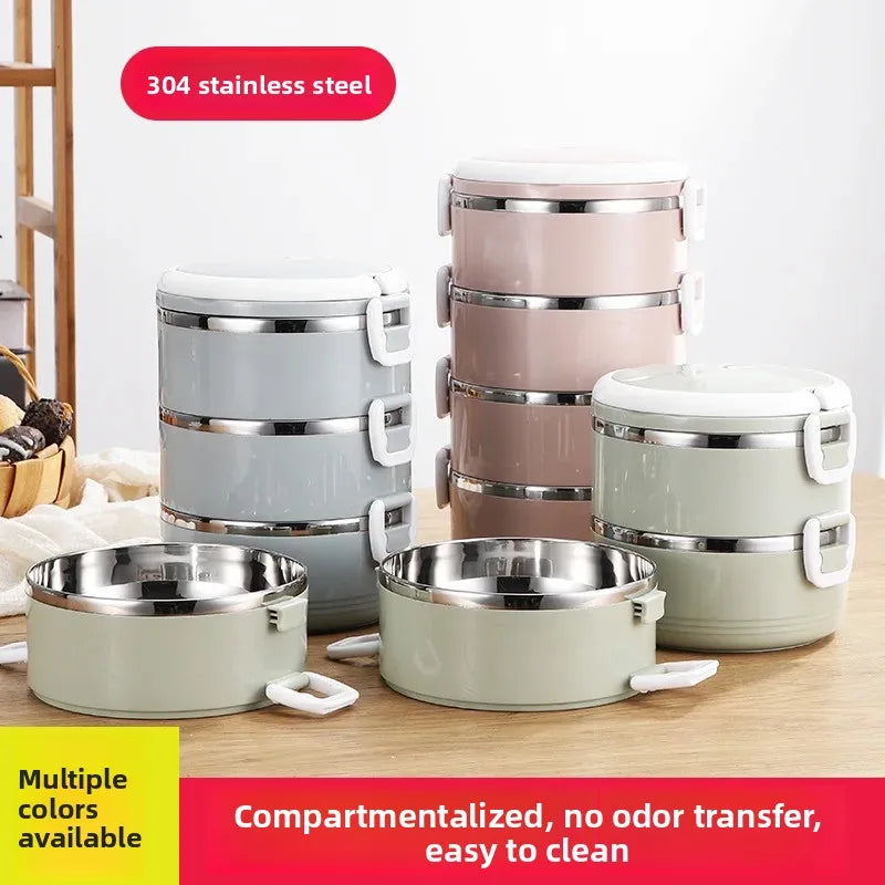 Insulated Stainless Steel Picnic Lunch Box