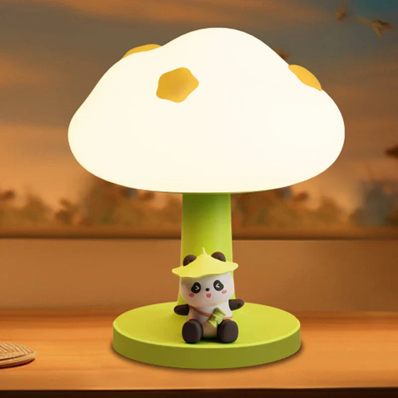 Panda Cloud USB Rechargeable Night Light - Dimmable Touch Sensor Bedside Lamp