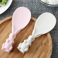Cartoon Rabbit Rice Spoon 2 Pieces Set – Heat Resistant
