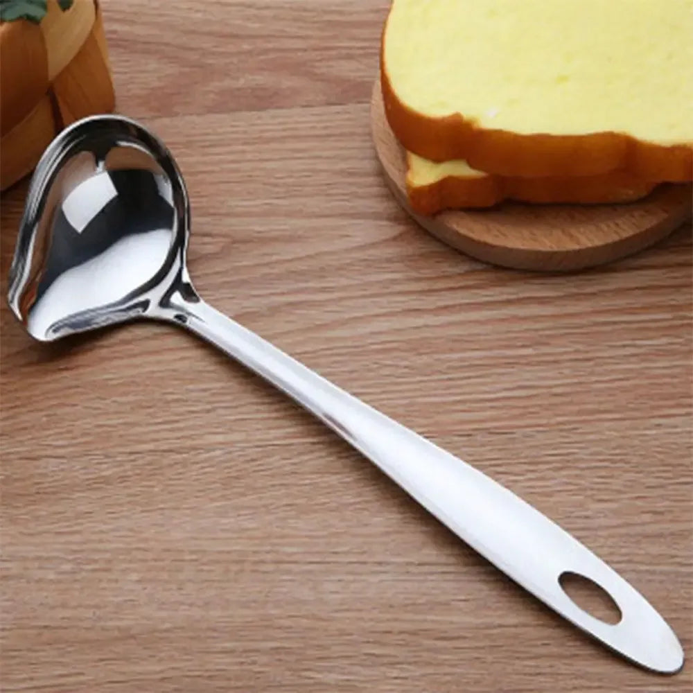 Stainless Steel Duck Mouth Ladle – Long Handle
