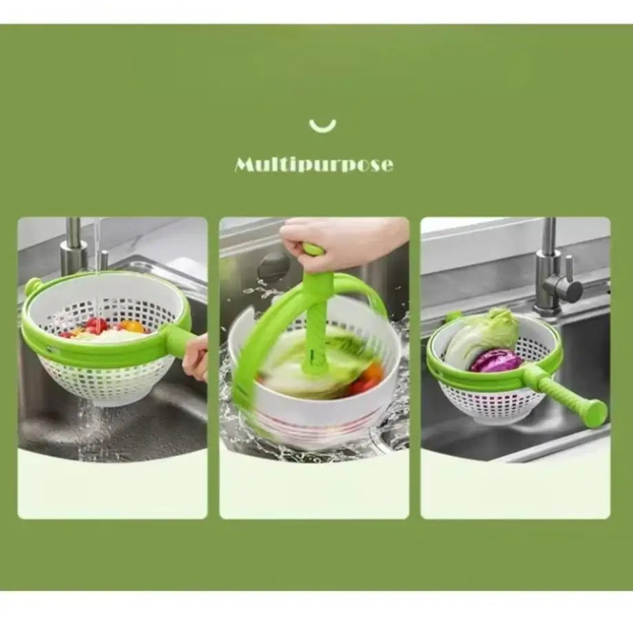 Rotating Vegetable Fruit Washing Basket