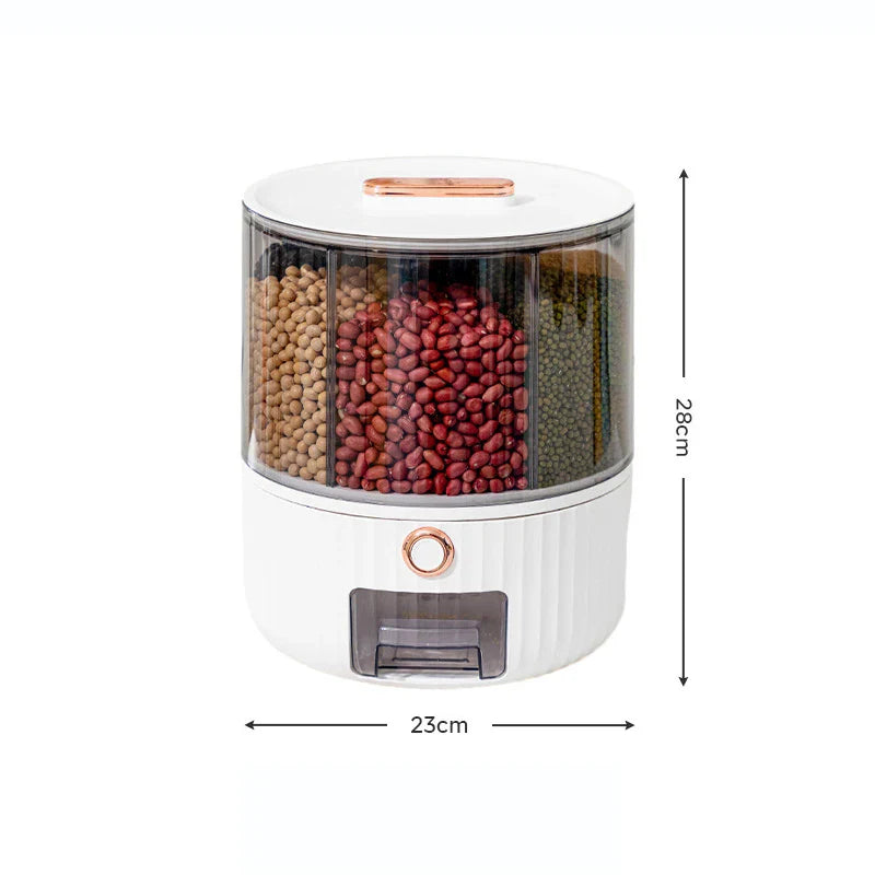 360° Rotating Food Dispenser - Cereal & Grain Box