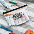 Women’s Transparent Travel Cosmetic Bag – Makeup Organizer