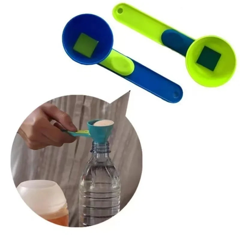 No-Spill Scoop & Funnel Tool – Multi-Purpose Kitchen