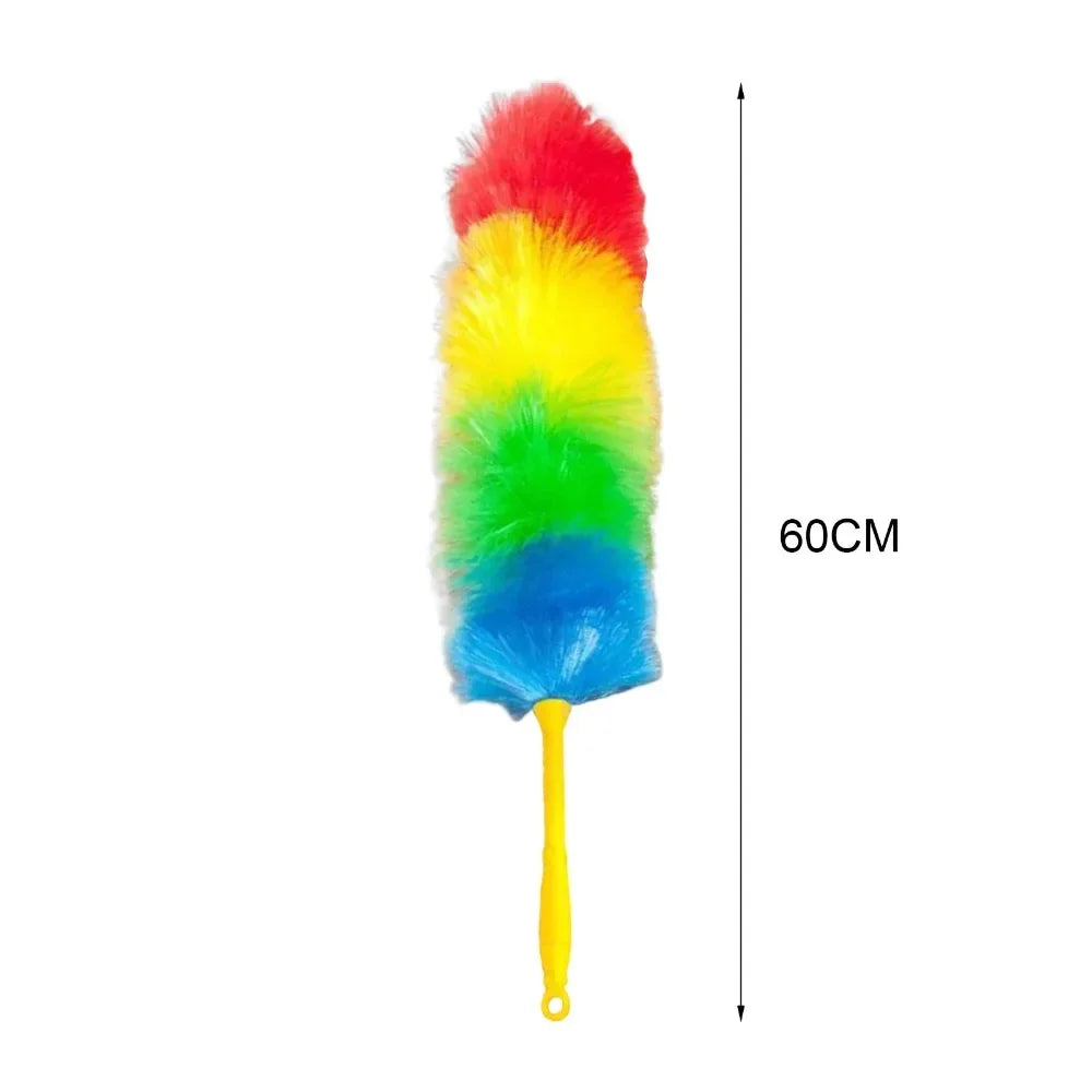 Rainbow Feather Duster – Flexible Anti-Static Cleaner