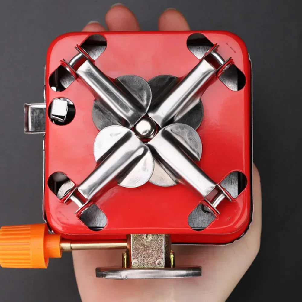 Mini Portable Outdoor Gas Stove – Folding Camping Burner for Hiking & BBQ