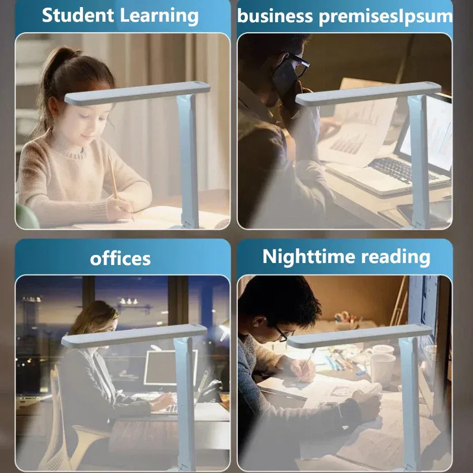 Foldable Eye Protection Desk Lamp – USB Rechargeable
