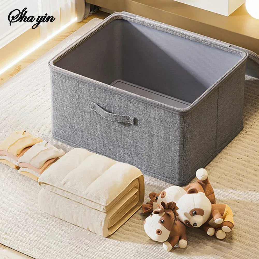 Premium Foldable Zipper Storage Box with Lock