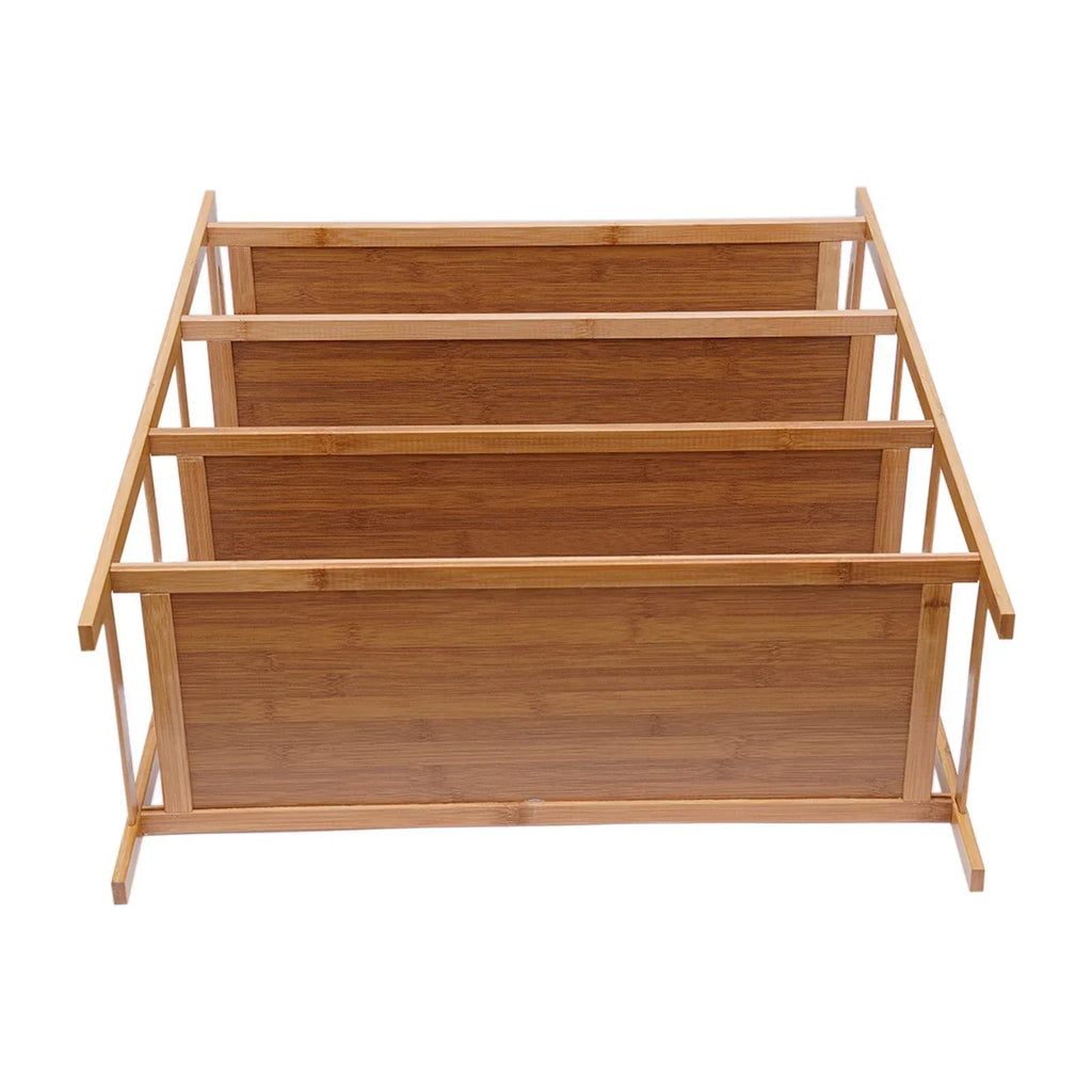 Premium 4-Layer Bamboo Shoe Rack