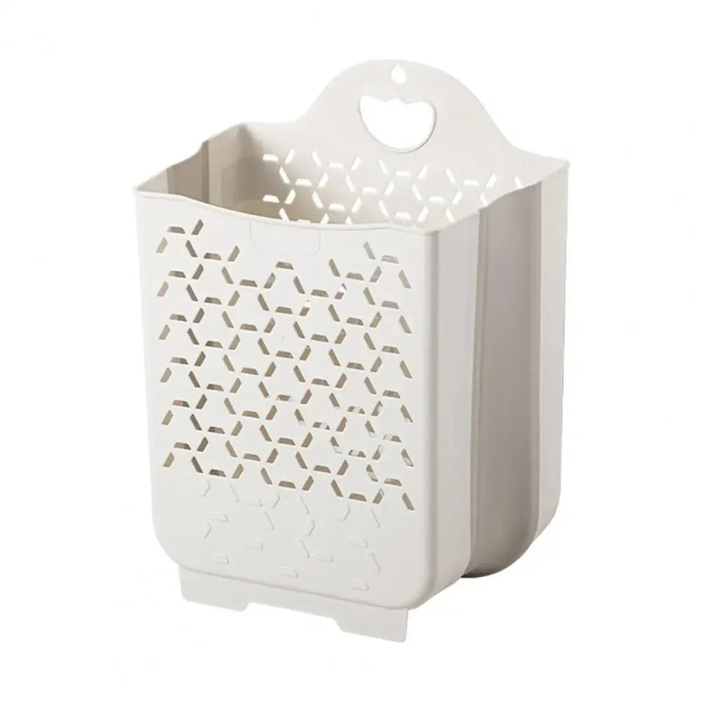 Wall-Mounted Hanging Laundry Basket – Space-Saving Hamper