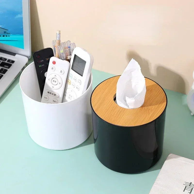 Round Tissue Box Holder – Kitchen & Bathroom