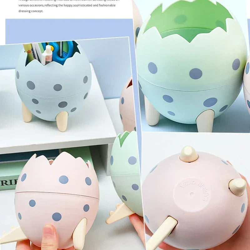 Cute Dinosaur Egg Pen Holder – Detachable Desk Organizer & Kids Gift