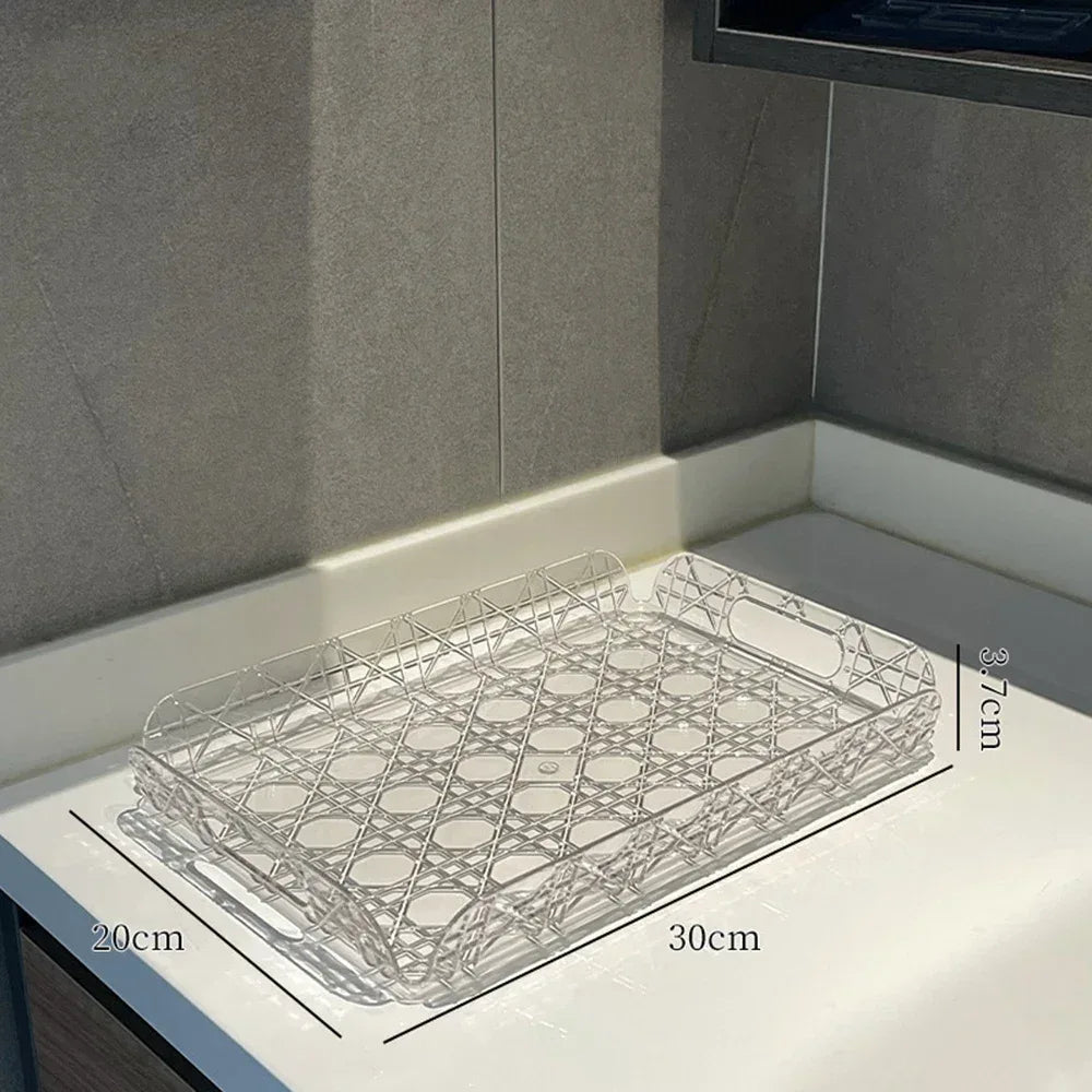 Luxury Rectangular Storage Tray