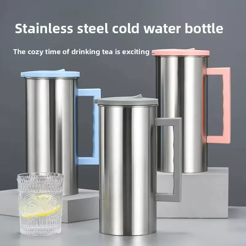 Stainless Steel Hot & Cold Water Pot – Large Capacity