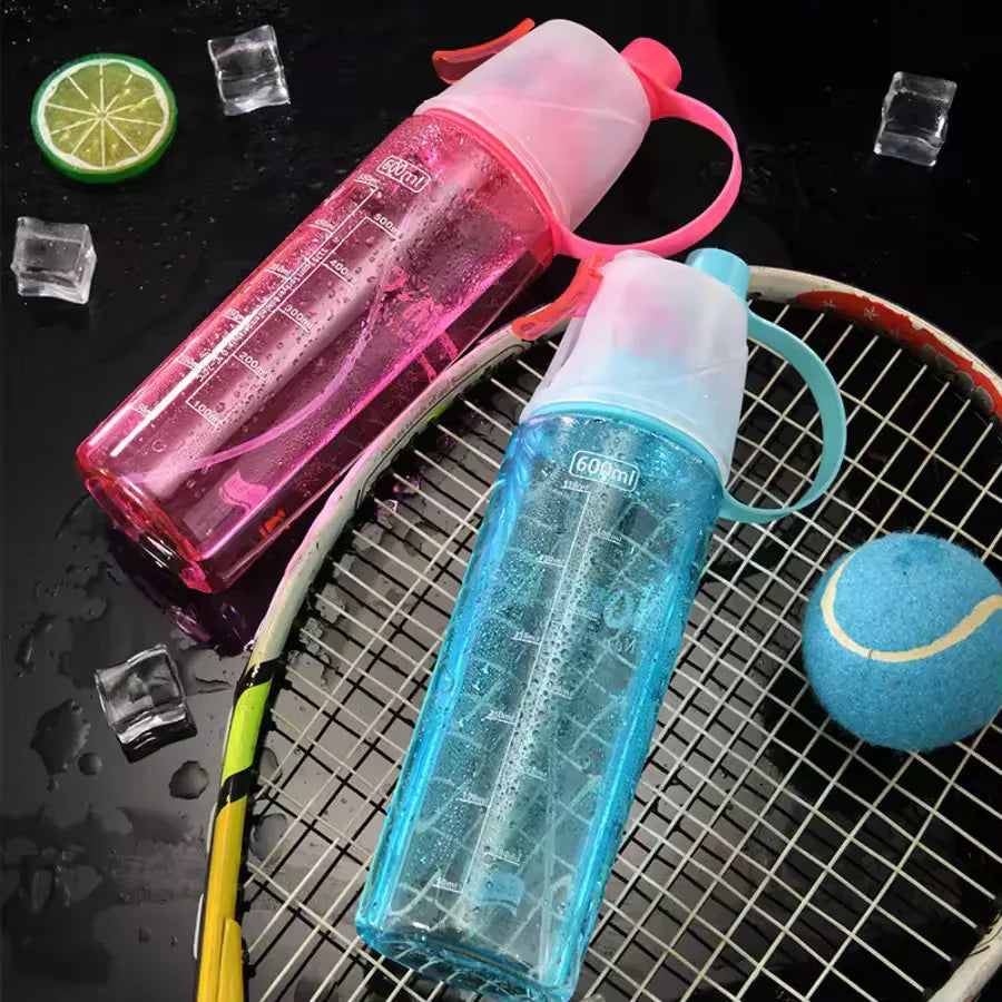 Transparent Spray Bottle – Large Capacity Summer Sports Cup