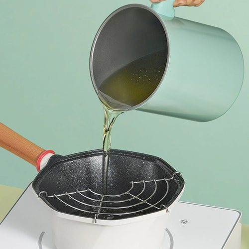 1.4L Colour Oil Pot - Dust-Proof Filter Jug