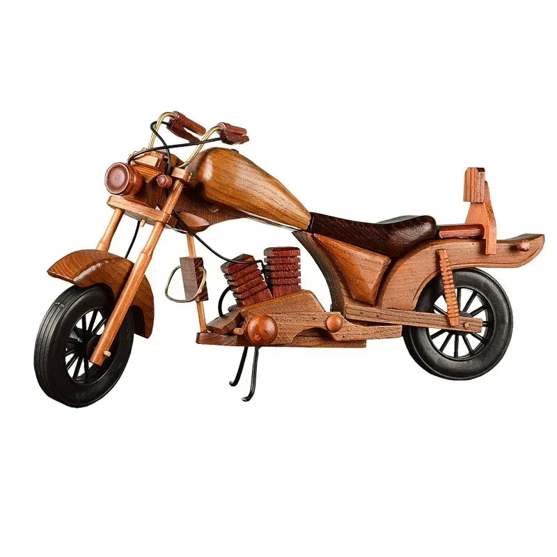 Antique Wooden Bike Showpiece