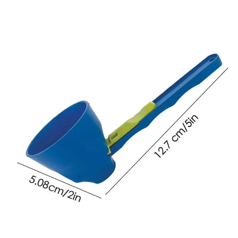 No-Spill Scoop & Funnel Tool – Multi-Purpose Kitchen