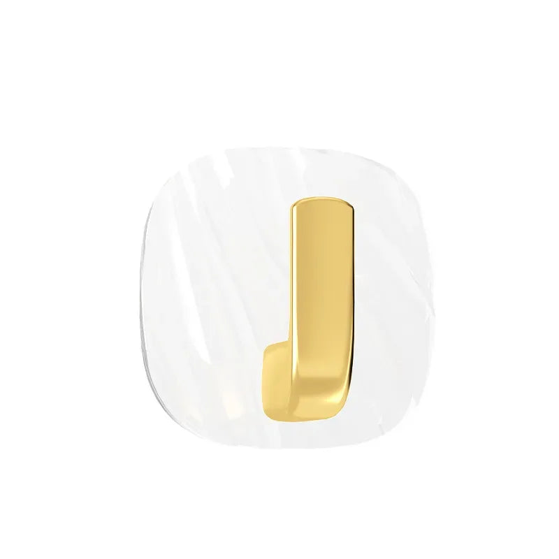 Pack of 4 Acrylic Strong Adhesive Wall Hooks