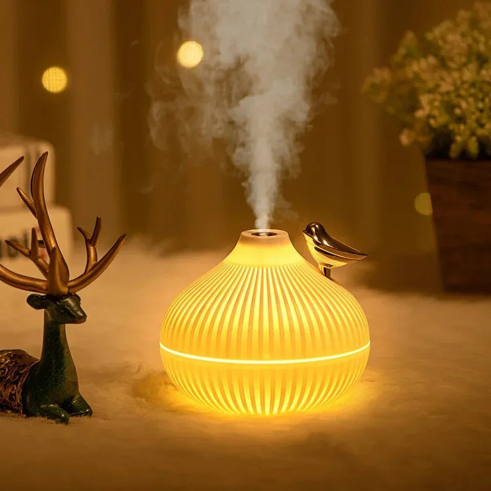 300ml USB Mini Humidifier – LED Aroma Diffuser