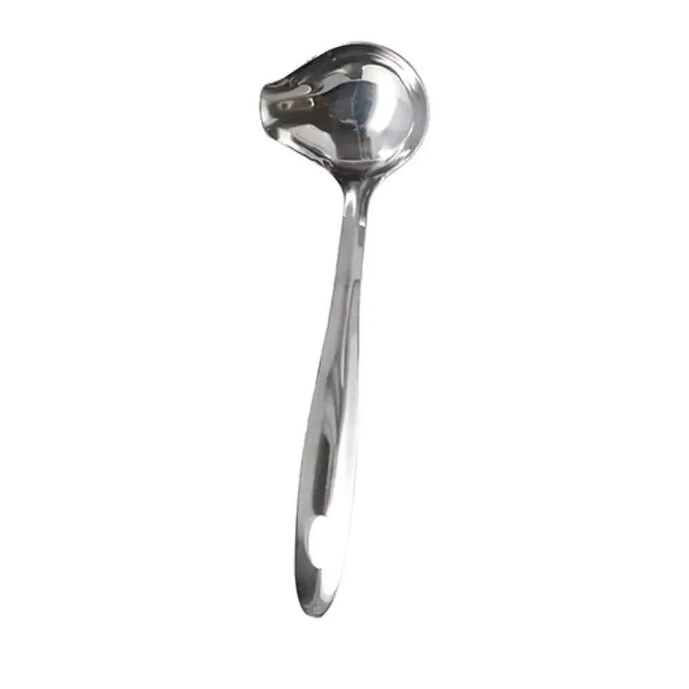 Stainless Steel Duck Mouth Ladle – Long Handle