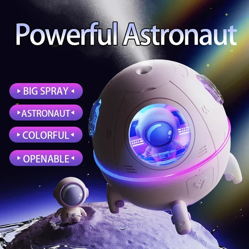 Space Capsule Astronaut Air Humidifier with LED Light