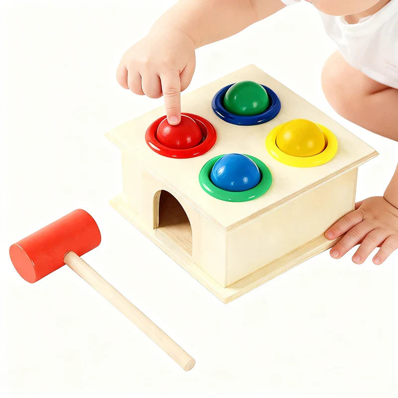 Wooden Hammer Ball Montessori Toy for Kids