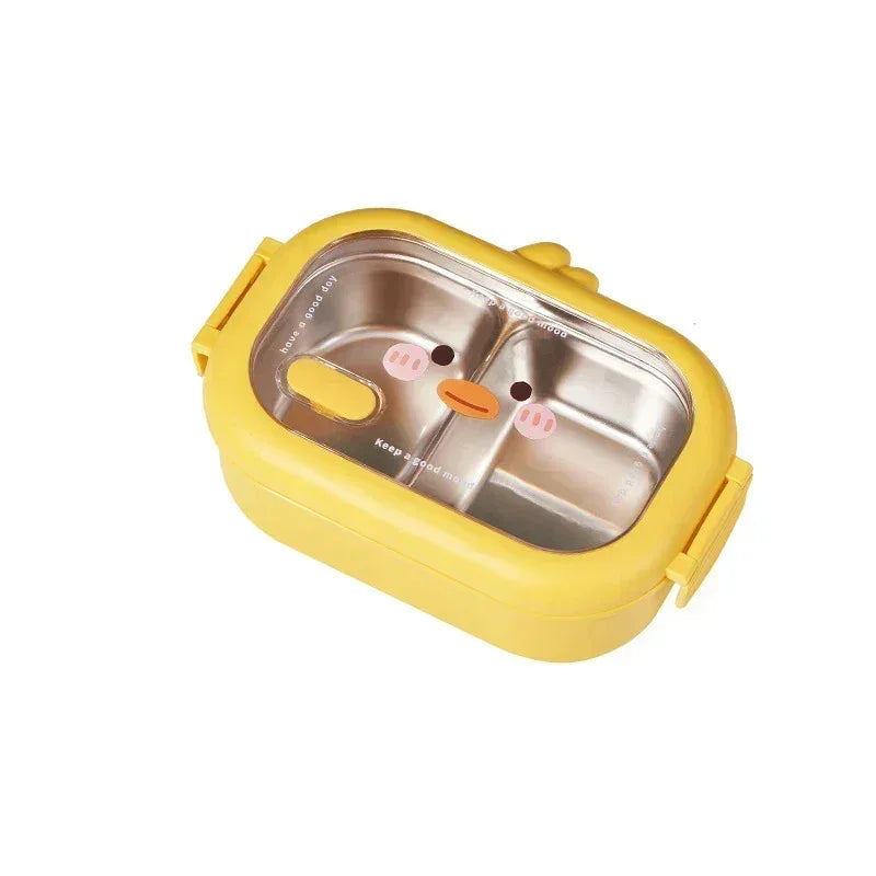 Kids Stainless Steel Lunch Box – Leakproof Portable Bento Box