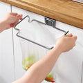 Kitchen Trash Rack – Cabinet Door Garbage Bag Holder