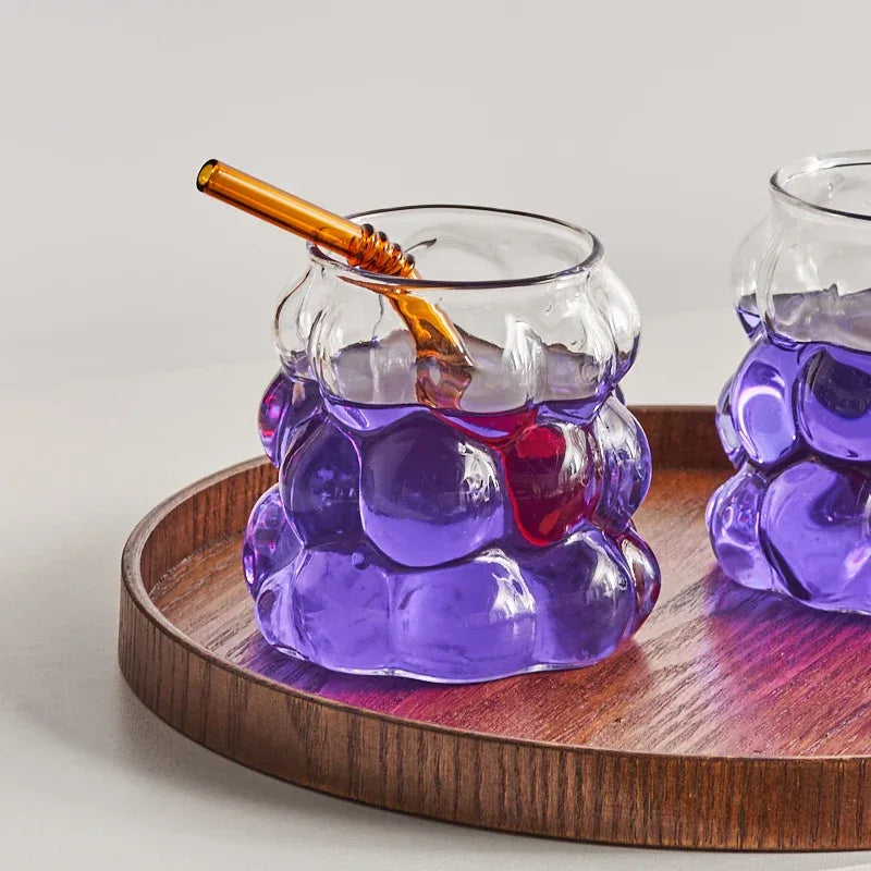 Premium Bubble Shape Iced Tea Glass – Premium Drinkware