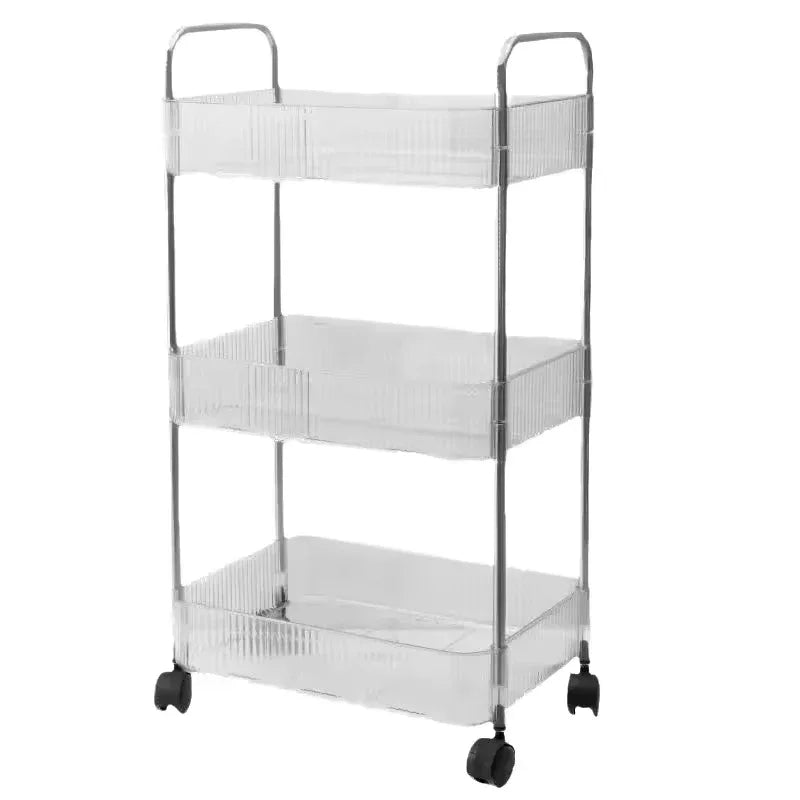 Luxury Acrylic Utility Trolley with Wheels