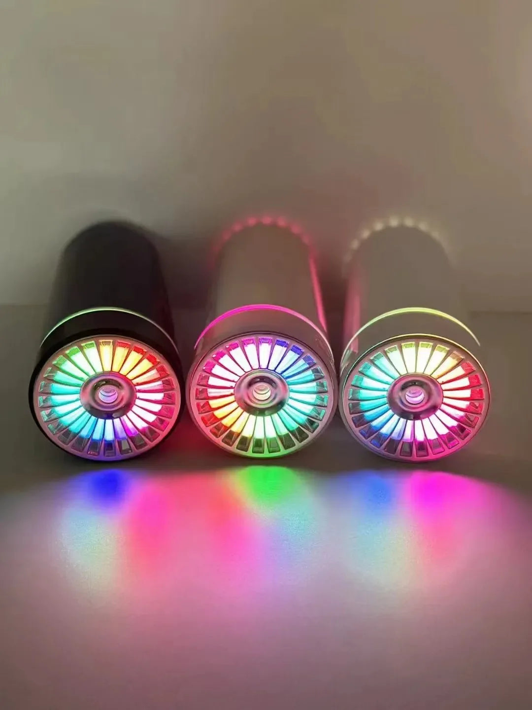 Wireless Car Air Humidifier – 300ml USB Diffuser with RGB