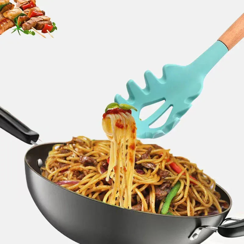 Silicone Noodle Scoop & Spaghetti Fork