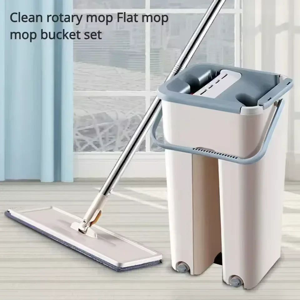 Self-Cleaning Magic Mop with Bucket for Easy Floor Cleaning