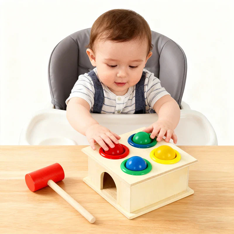 Wooden Hammer Ball Montessori Toy for Kids