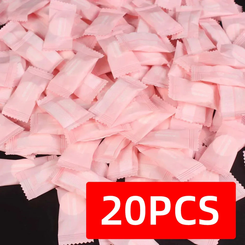 Portable Disposable Facial Care Towels – 20pcs Soft Travel Face Cloths