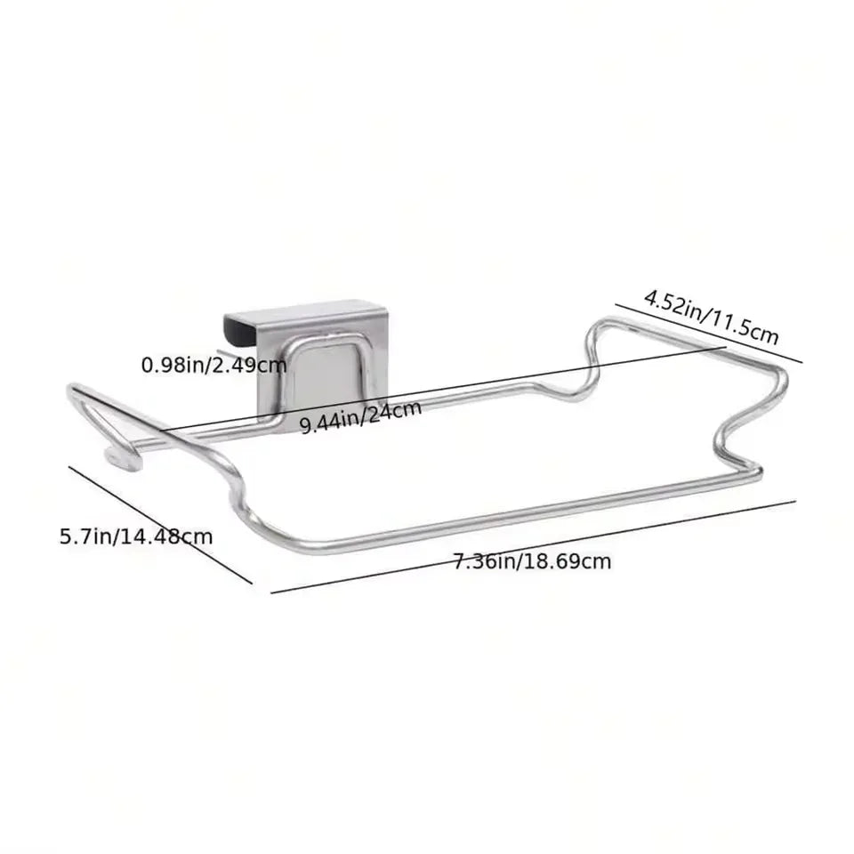 Kitchen Trash Rack – Cabinet Door Garbage Bag Holder