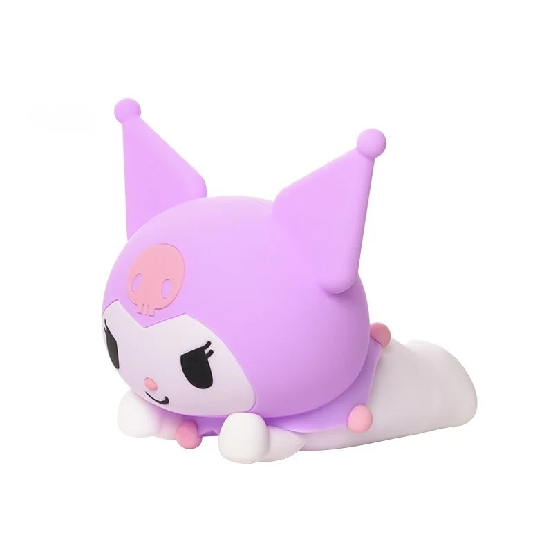 Kuromi Lying Posture Patting Lamp - Kawaii Silicone Touch Night Light