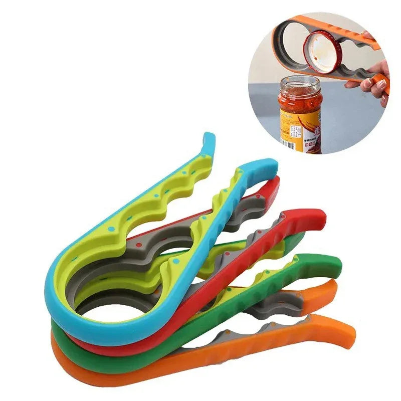 4-in-1 Multi-Function Opener Set – Bottle, Jar & Can Opener