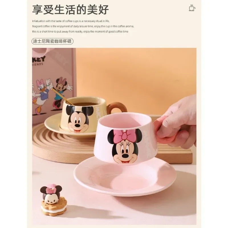 Disney Mickey Mouse Ceramic Coffee Cup & Saucer Set (Each)