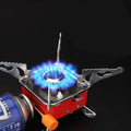 Mini Portable Outdoor Gas Stove – Folding Camping Burner for Hiking & BBQ