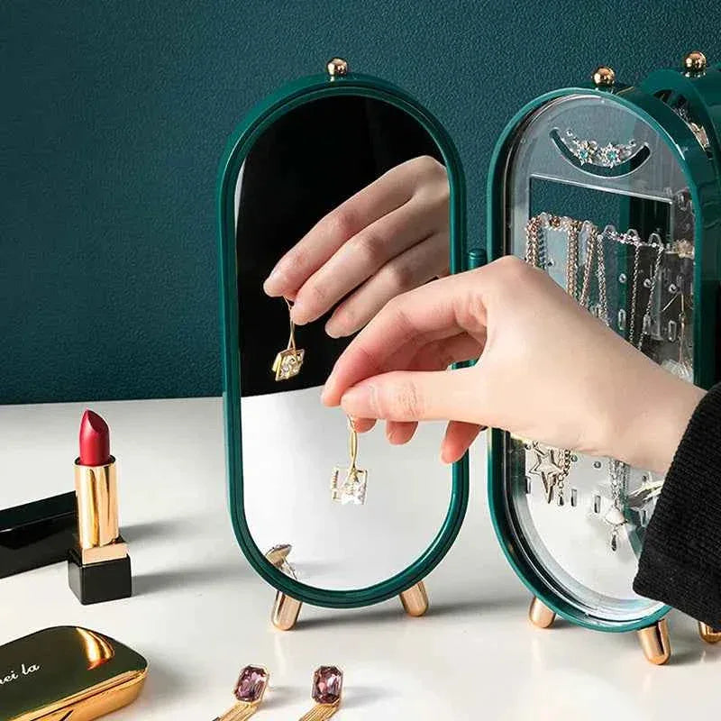 Jewelry Storage Box Earrings Jewelry Rack Earrings Necklace Box Household Cleaning Display Rack Artifact Jewelry Packaking