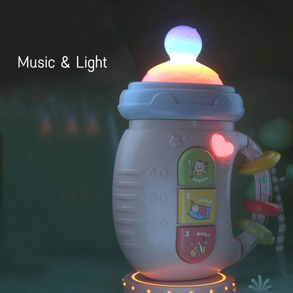 Musical Baby Feeding Bottle Teether Toy