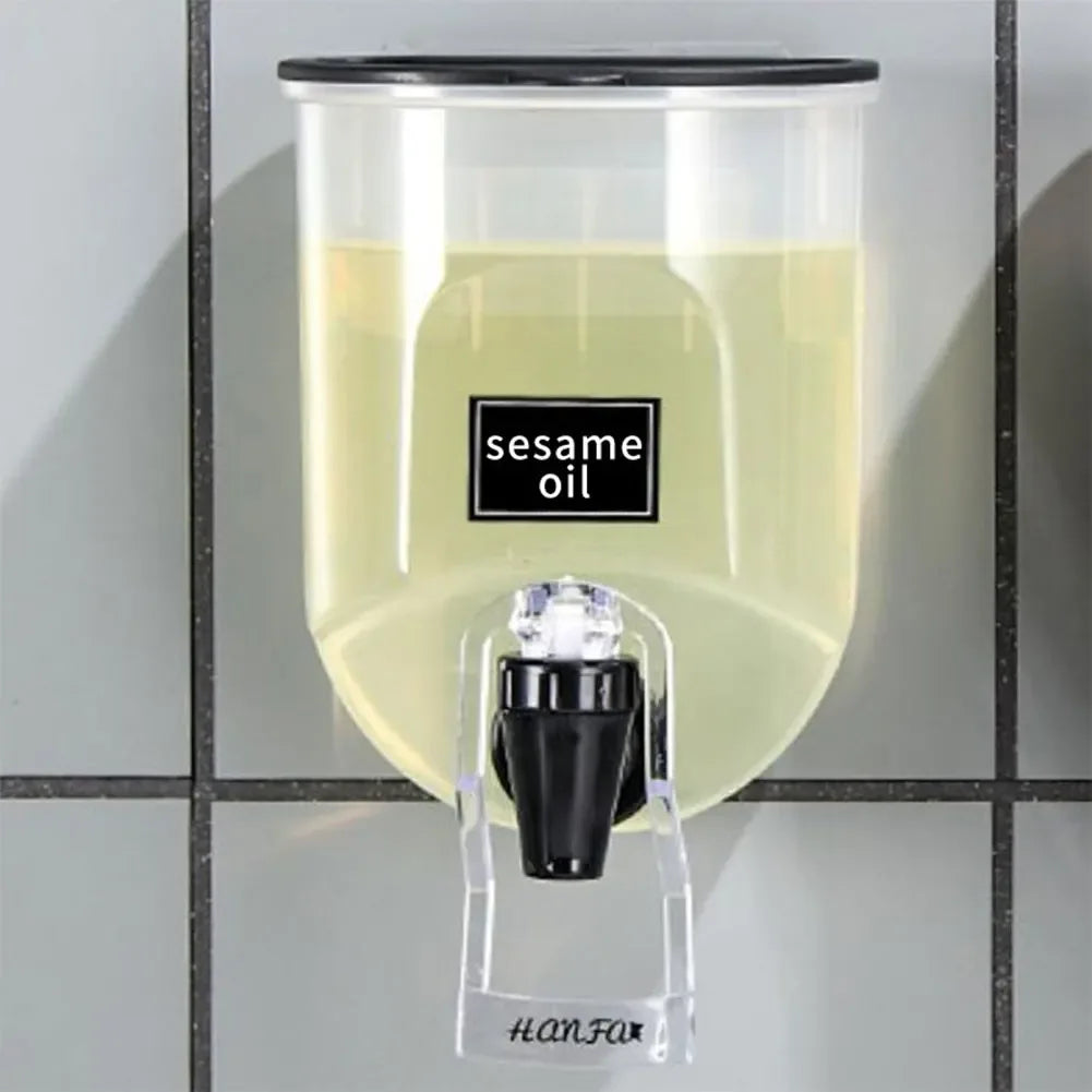 550ml Wall-Mounted Liquid Dispenser – Toothpaste & Soap Holder