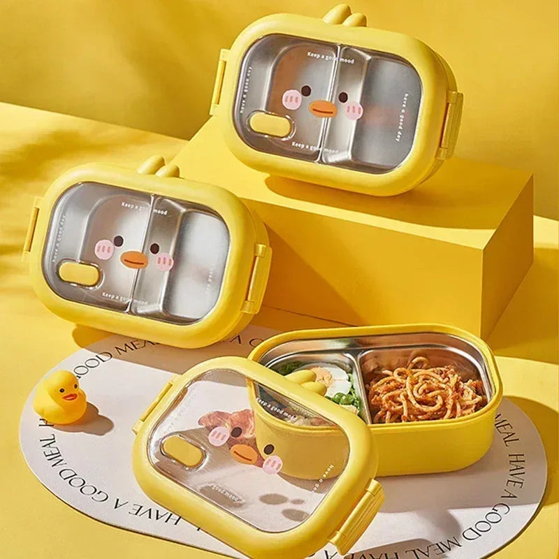 Kids Stainless Steel Lunch Box – Leakproof Portable Bento Box