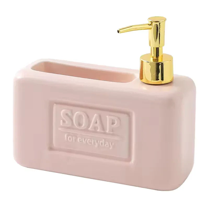 Elegant Ceramic Soap Dispenser Set for Modern Bathrooms