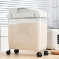 10kg Rice Storage Bucket with Wheels – Easy Carry