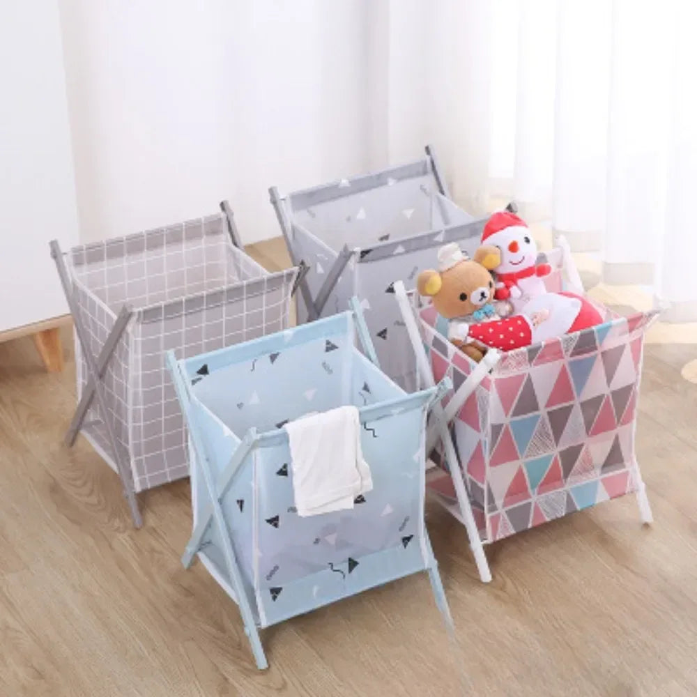 Foldable Laundry Basket – Dirty Clothes Organizer (Each)
