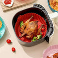 Silicone Air Fryer Basket Liner – Reusable Pot Tray & Baking Mold (Random)
